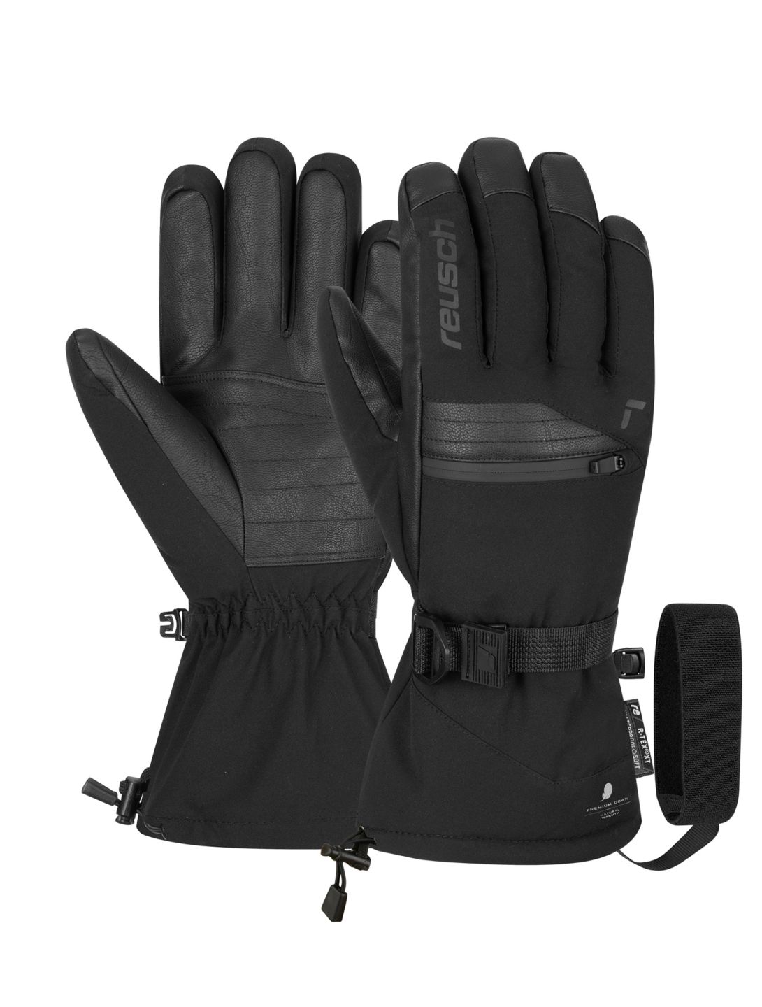 Reusch, Torres R-TEX® XT skihandschoenen heren Black zwart 