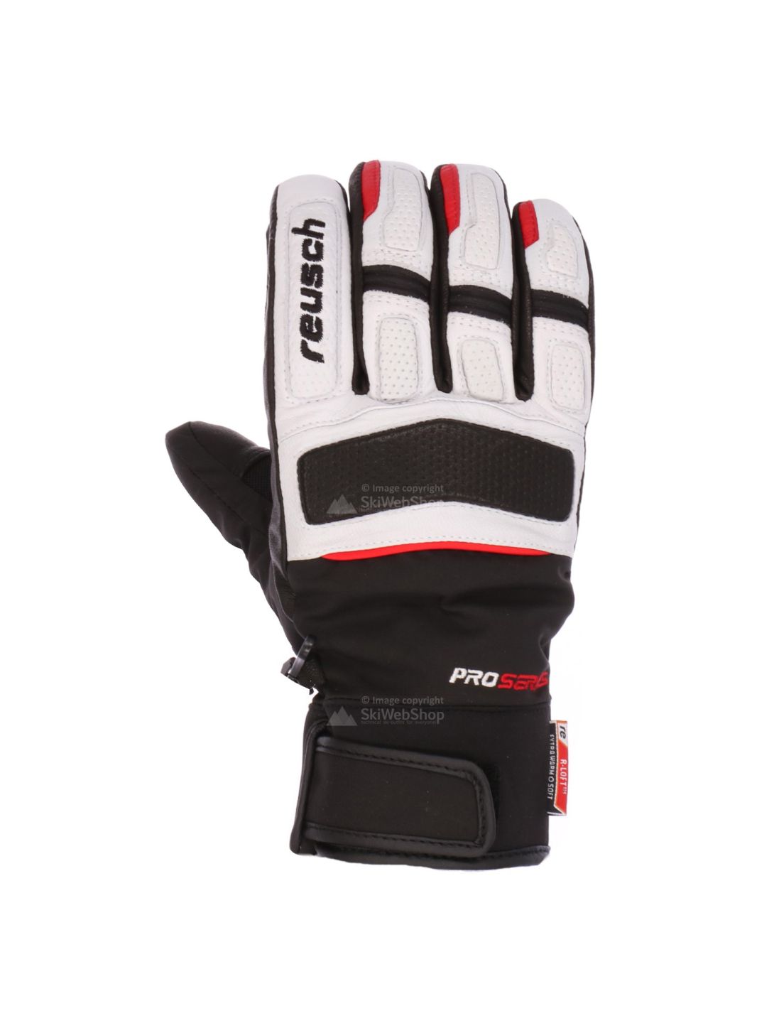 Reusch, Mastery skihandschoenen, zwart-wit-rood 