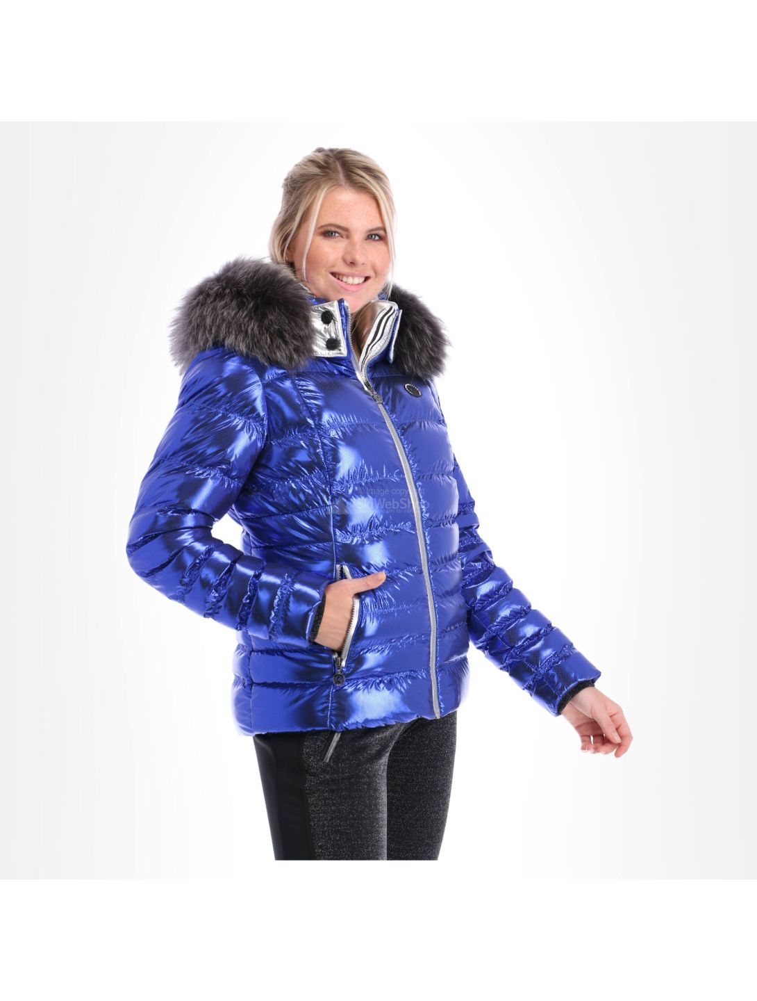 Sportalm, ski-jas, dames, denim blauw