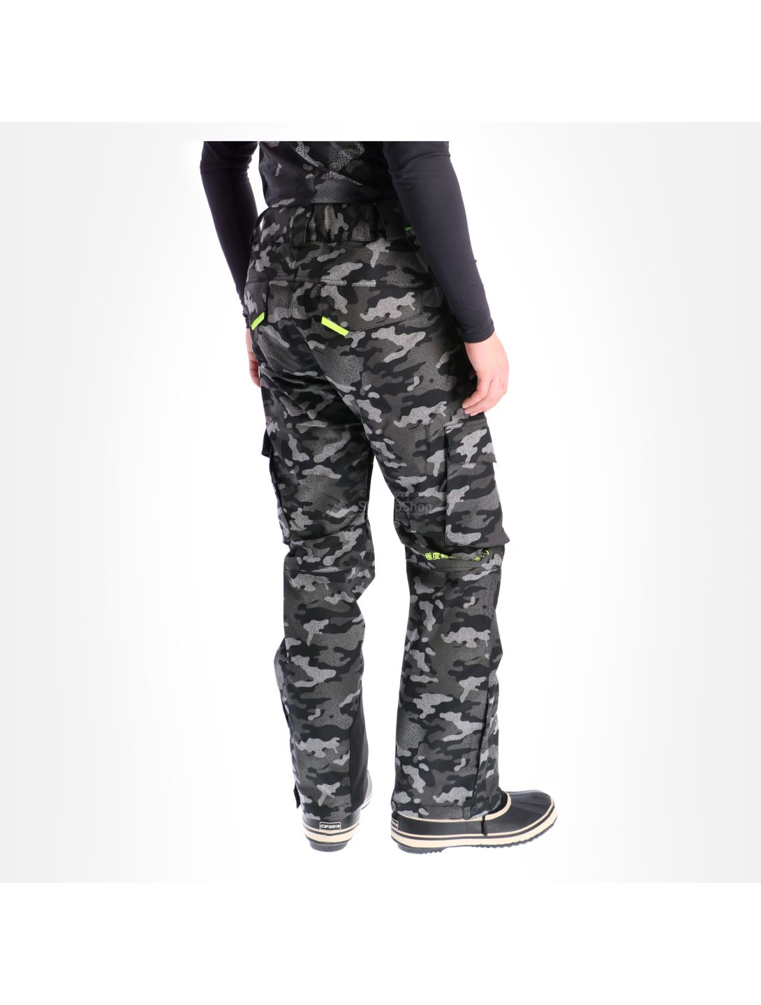 Superdry, Snow, skibroek, heren, contrast camo grijs