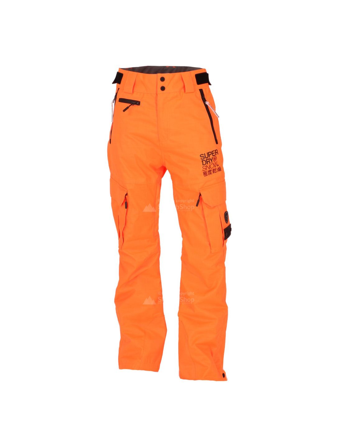 Superdry, Snowpants ski-broek, heren, strong oranje