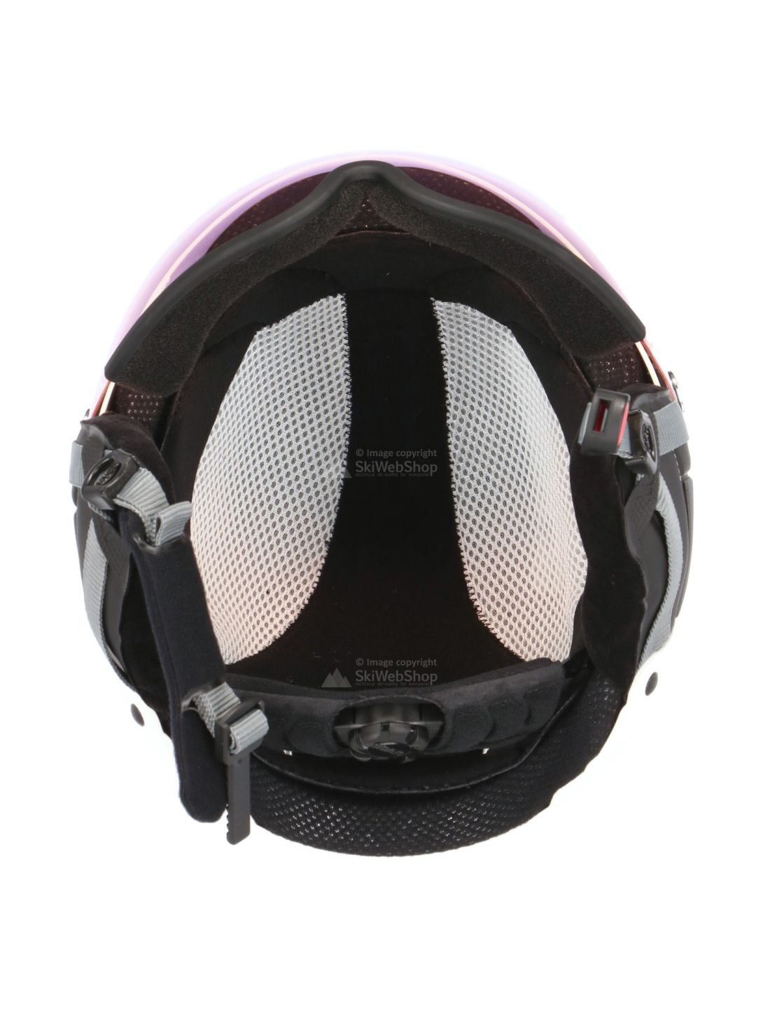 Uvex, HLMT 300 Visor Vario skihelm, mat wit