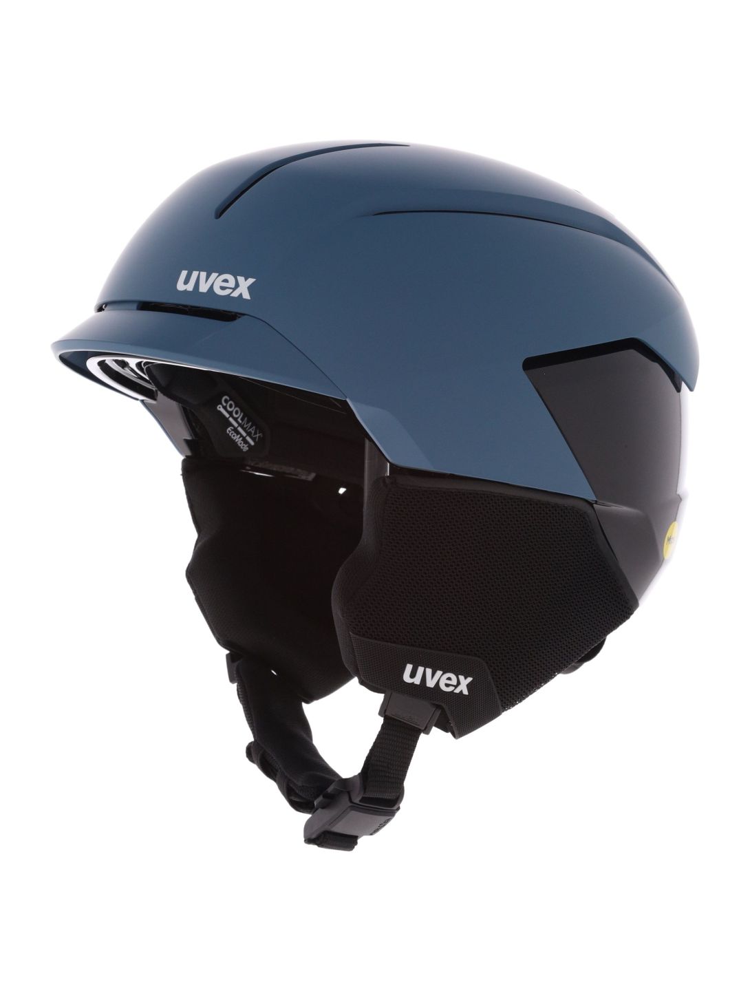 Uvex, Levitate MIPS skihelm unisex Stone Blue / Black Matt blauw 