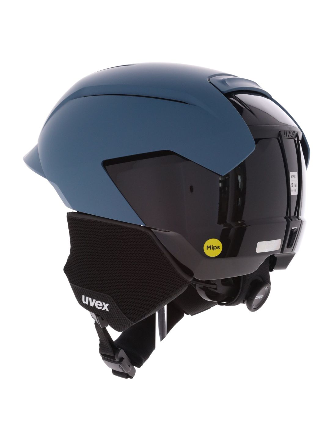 Uvex, Levitate MIPS skihelm unisex Stone Blue / Black Matt blauw 