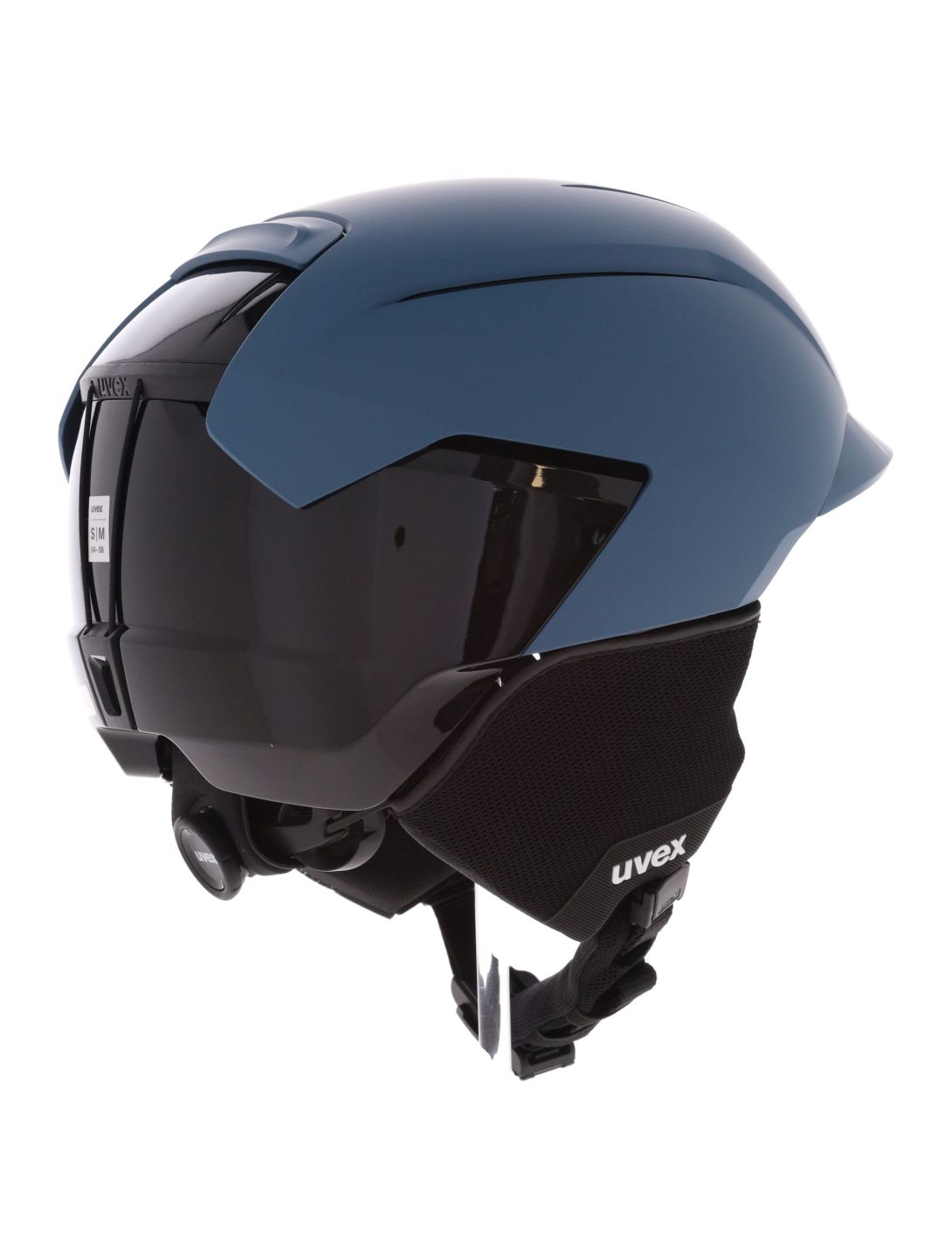 Uvex, Levitate MIPS skihelm unisex Stone Blue / Black Matt blauw 